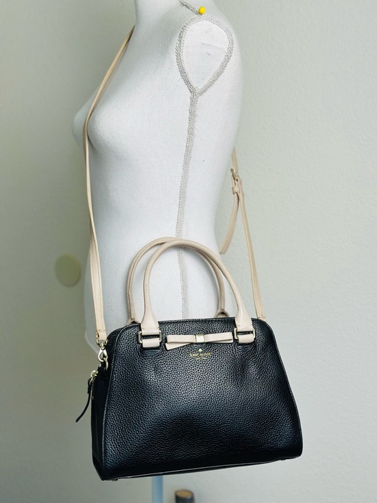 kate spade Handbags - Kate Spade New York Henderson Street Sawyer Satchel Bag In Black/ Pumice Color